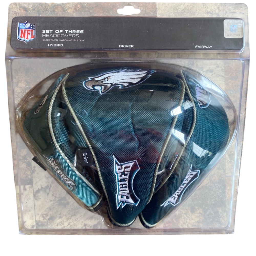 Philadelphia Eagles Golf Club Head Covers (Set) | NWT NFL Team Gear